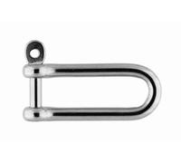Manille droite axe imperdable, type long 5mm A4 AISI 316
