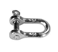 Manille droite estampillée 10mm en acier zingué - - 8362010