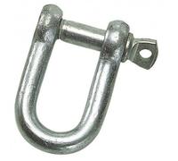 Manille droite galvanisée 6 mm 1/4" usage domestique