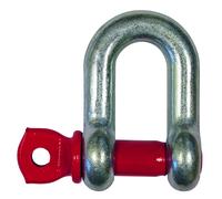 Manille droite h.r. galva cmu 4,75 t axe a oeil 3/4 acier allié LEVAC - 5220G
