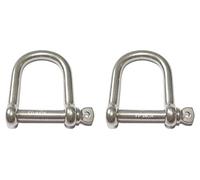 Manille Droite INOX 316 Extra Large 6mm INOX A4 (Lot de 2)