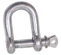 Manille droite standard d.12 mm zinguée cmu 600 kg LEVAC - 5230GG