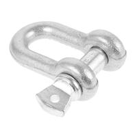 Manille Galvanisée D'ancrage 1/2 Pouce 2 Tonnes pour Levage | Acier Galvanisé Argenté, Usage Polyvalent en Manutention, Conception Pratique, Adaptée aux Opérations de Levage
