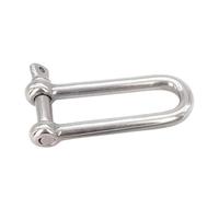 Manille Longue En D For Chaînes De Levage Par Câble Métallique | Corps long for plusieurs emballages, Forme en D for des charges sécurisées, Tailles disponibles M4 à M10(M4-2Pcs)