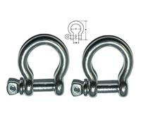 Manille Lyre 12mm Libre (Lot de 2) INOX 316 - A4