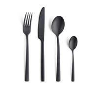 Amefa 9035VTVG17B78 Set de 16 Ménagère Coffret 4 Personnes, Acier Inoxydable, Noir, 15,3 x 6,2 x 25 cm