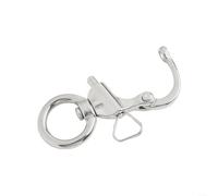 Manille pivotante en acier inoxydable de 5,1 cm pour un dégagement rapide de la baille de gréement en voile et escalade