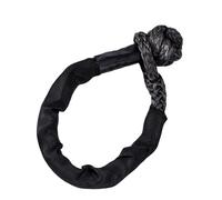 Manille souple Best Sport 12 mm x 60 cm (1 pièce) - 40 000 lb. Max. Corde de récupération de manille souple avec manchons for SUV ATV Routes, extérieur(12mmx60cm black)