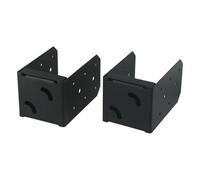Manillefu Ancrage de base galvanisé réglable pour support de terrasse, résistant à la rouille avec revêtement en fibre de vernis pour pergolas, clôtures, tonnelles