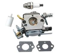 Manillefu Carburateur pour McCulloch M4620, pour Partner P365 P405 2036 2040 CS2040, kit mélangeur de carburant en acier remplace 530071345
