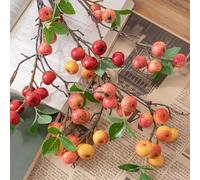 Manillefu Fleurs artificielles de baies artificielles en mousse, design réaliste, décoration vive pour fête de mariage, arrangements à la maison