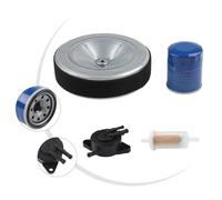 Manillefu Kit de 4 filtres à air, pompe à carburant, filtre à huile et électrovanne pour Honda GX630/GX660/GX690