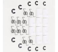 Manillefu Lot de 20 pinces à ressort pour tronçonneuse chinoise 4500/5200/5800 et 45 cc/52 cc/58 cc