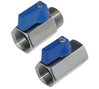 Manillefu Robinet à boisseau sphérique en acier inoxydable 1/4 3/8 1/2 pouce 316 grade double joint poignée quart de tour pour brassage de bière système d'économie d'eau