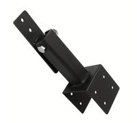 Manillefu Support de poutre verticale réglable en métal pour tonnelle avec angle flexible pour décoration extérieure de patio et jardin résistant à la rouille