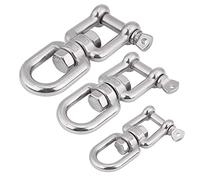 Manilles Rotatives Marines, Yctze Heavy Duty 304 en Acier Inoxydable à Anneau Pivotant Snap Rolling Manille Dispositif de Remplacement