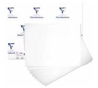 Clairefontaine Papier acrylique 93496C 50 x 65 cm 360 g/m² paquet 10 feuilles