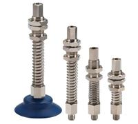 Manipulateur à ventouse à vide industriel PFG60/80/95, bloc de buses, raccords, support, robuste, pneumatique(Blue)