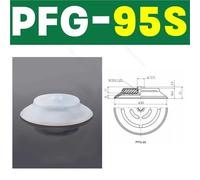 Manipulateur à ventouse PFG Ventouse robuste en caoutchouc silicone et nitrile Grande force d'aspiration Mandrins à vide pneumatiques(95S)
