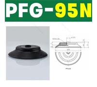 Manipulateur à ventouse PFG Ventouse robuste en caoutchouc silicone et nitrile Grande force d'aspiration Mandrins à vide pneumatiques(95N)