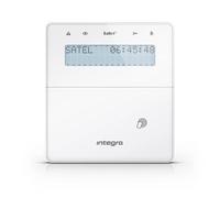 Manipulateur LCD blanc avec lecteur de cartes et INT-KLFR-W