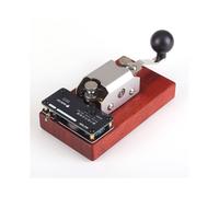 Manipulateur Magnétique CW pour L'Entraînement au Code Morse Émetteur Radio FM Transmission Sonore et Lumineuse Entraînement au Code Morse