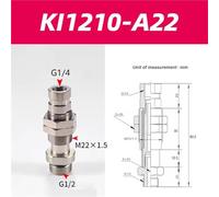 Manipulateur pneumatique à ventouse industrielle, grande puissance d'aspiration, pince sans trace à grand débit(KI1210-A22)