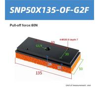 Manipulateur pneumatique à ventouse industrielle, grande puissance d'aspiration, pince sans trace à grand débit(SNP50X135-OF-G2F)