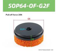 Manipulateur pneumatique à ventouse industrielle, grande puissance d'aspiration, pince sans trace à grand débit(SOP64-OF-G2F)