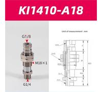 Manipulateur pneumatique à ventouse industrielle, grande puissance d'aspiration, pince sans trace à grand débit(KI1410-A18)