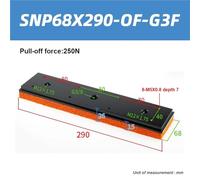 Manipulateur pneumatique à ventouse industrielle, grande puissance d'aspiration, pince sans trace à grand débit(SNP68X290-OF-G3F)
