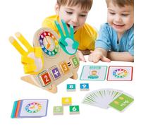 Manipulateurs Mathématiques Blocs de Comptage Numérique | Jeux avec Horloge et Calcul Additions Soustractions - Outils Pédagogiques Éveil 3 8 Ans Garçons Filles