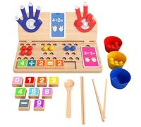 Manipulatifs de comptage | Activité d'appariement des perles avec des pinces | Jouets de tri des couleurs - Pour garçons et filles de 3 ans et plus, apprentissage des mathématiques, préscolaire