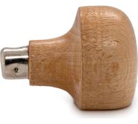 Manipulation de tombes, laqué, forme de champignon plat, Ø 34 mm, longueur 41 mm