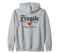Manipulez avec Soin Broken Heart Pixel Gothic Sweat à Capuche