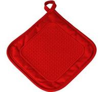 Linge Décor 1790113 Manique Cuistot Silicone/Polyester/Coton Rouge 19 x 19 cm