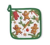 Manique de cuisine biscuits de Noël 20 x 20 cm