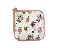 Manique de cuisine charlotte fleurs, oiseaux et papillons