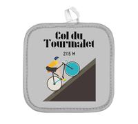 Manique de Cuisine - Col du Tourmalet Vélo France Cyclisme Tour Course Pyrénées - (17 x 17 cm)
