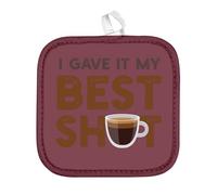 Manique de Cuisine - I Gave It My Best Shot Tasse de Café Expresso - (17 x 17 cm)