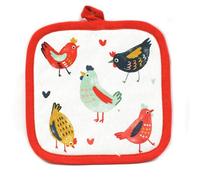 Manique de Cuisine - Poules Blédine - 20x20 cm