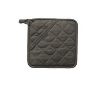 Manique de Cuisine ""Tissu & Silicone"" 18cm Gris
