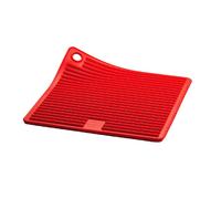 Manique en silicone carrée rouge Mastrad