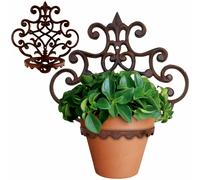 Esschert Design - Support mural pour pot rond en fonte 29 x 17 x 31 cm - 1 pcs