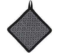 Manique - KELA - Gianna - 100% coton - 20x20cm - Carreaux black