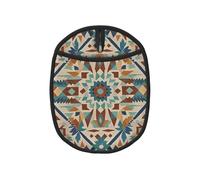 Manique résistante à la chaleur pour cuisine amérindienne, manique avec boucles de suspension, lavable au four, coussinets chauds en tissu éponge pour barbecue