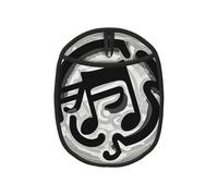 Manique résistante à la chaleur pour cuisine - Noir et blanc - Avec boucles de suspension - Lavables - En tissu éponge - Pour barbecue