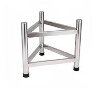 Manique triangulaire en acier inoxydable robuste - 50 x 45 cm - Support thermique argenté pour soupe idéal pour les voyages et la cuisine et polyvalent