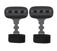 Maniques de Musculation avec Sangles Poignet. Grips Levage Antidérapants Silicone. Protection Paume pour Deadlift, Traction, Haltérophilie. Alternative Gants Gym Homme Femme