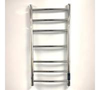 Manissa Greened House Siena Electric Stainless Steel Towel Rail 400 x 800mm Mirror Polished Finish Dry Electric Towel Radiator